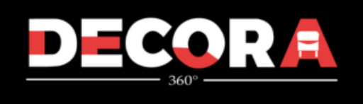 Logo de Decora360, especialistas en fabricación de muebles de cocina de melamina en Lima peru